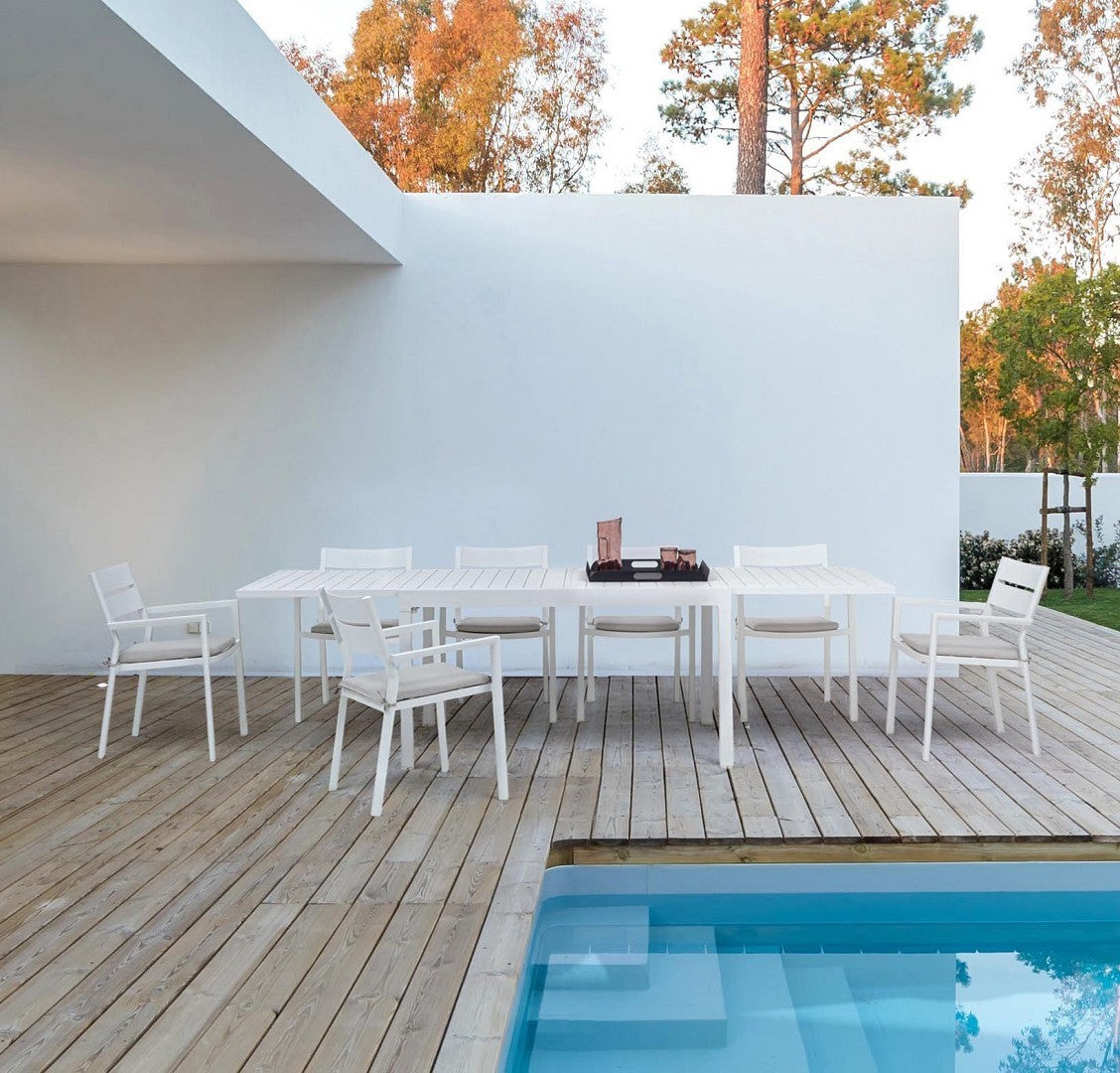 TAVOLO PELAGIUS ALLUNGABILE 135/270X90 BIANCO