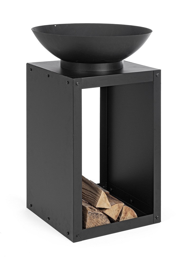 BRACIERE CON PORTALEGNA EFESTO 50X50CM