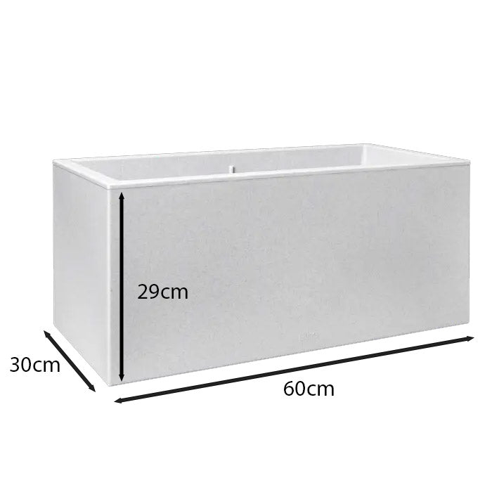 FIORIERA VIVO NEXT LONG 60X30XH29CM LIVING GRIGIO