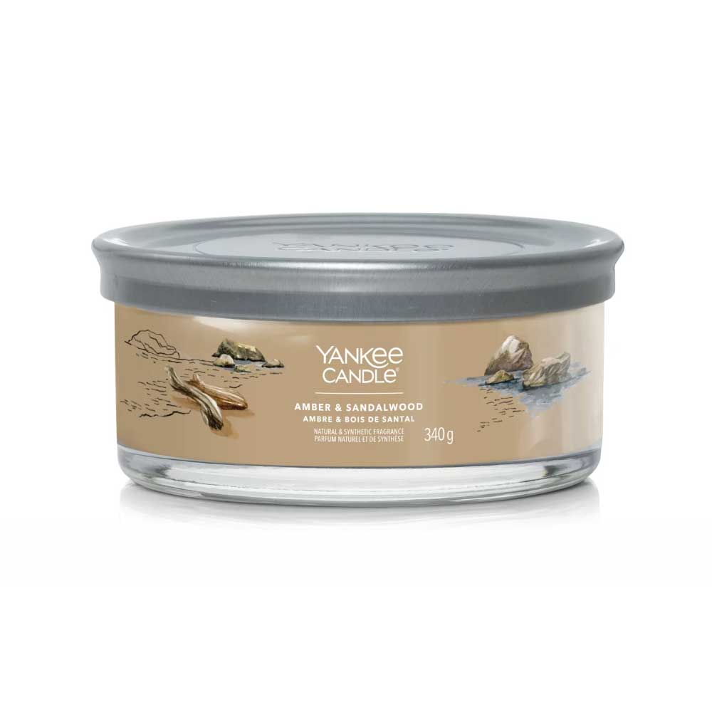 CANDELA TUMBLER A 5 STOPPINI AMBER & SANDALWOOD