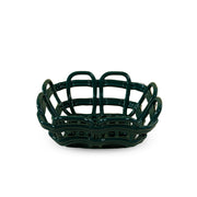 Cestino Centrotavola in Stoneware D 21 cm Verde WD Lifestyle