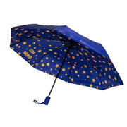 Ombrello Pieghevole Apertura e Chiusura Automatica Decorazione Star Shower D100cm Nero Wd Lifestyle