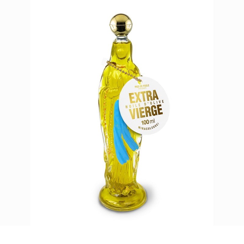OLIERA A FORMA DI MADONNA CON OLIO EXTRA VERGINE D'OLIVA