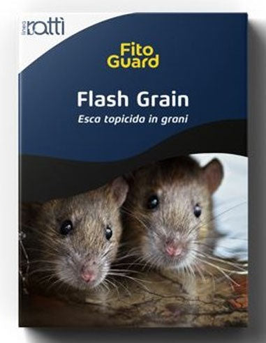 RATTÌ FLASH GRAIN ESCA RODENTICIDA PRONTA ALL'USO 120GR