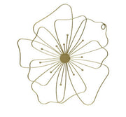 FIORE APPENDIBILE IN METALLO COLOR ORO 31X30CM