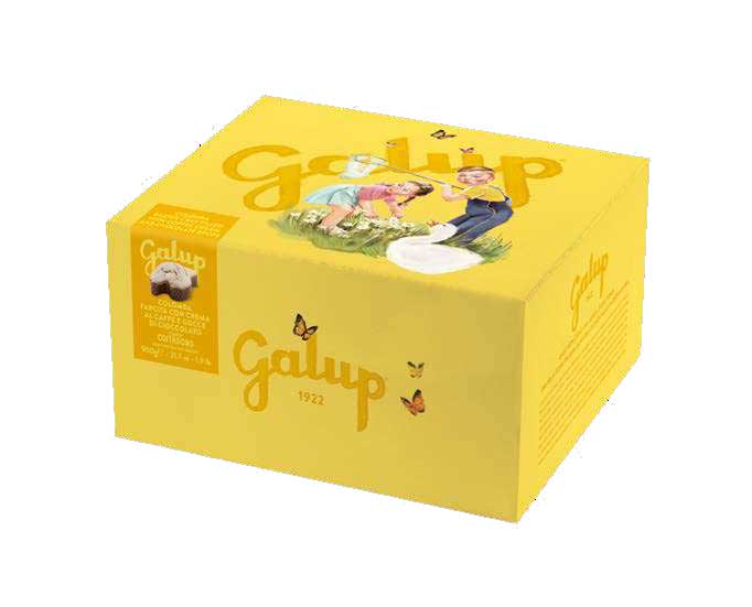 COLOMBA GOCCE DI CIOCCOLATO AL LATTE E BIANCO FARCITA CON CREMA AL CAFFÈ COSTADORO 900GR