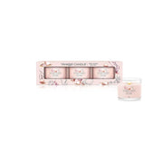 3 CANDELE PROFUMATE VOTIVE IN VETRO PINK SANDS