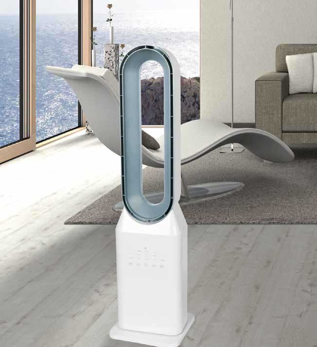 VENTILATORE BLADELESS CIRCLE 50W 23X23X90 ENRICO COVERI