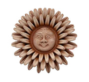 DECORAZIONE SOLE PETALI CM.15 MARGHERITA IN TERRACOTTA