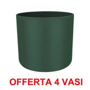 OFFERTA 4 VASO B.FOR SOFT ROUND 18CM VERDE