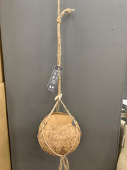 COPRIVASO IN COCCO DA APPENDERE D.17CM