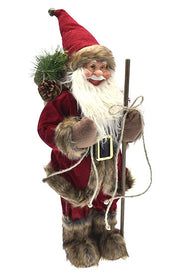 BABBO NATALE ROSSO/ORO 100CM