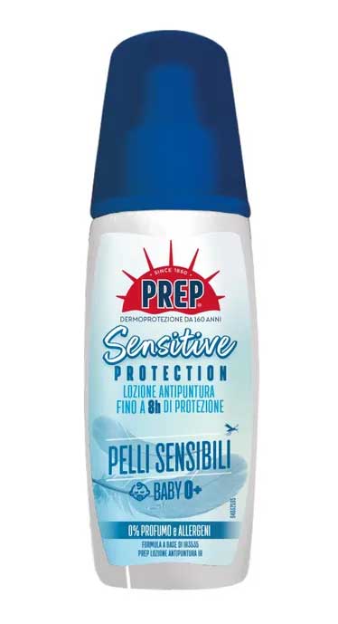 LOZIONE REPELLENTE ANTIPUNTURA INSETTI SENSITIVE PROTECTION PREP SPRAY 100ML