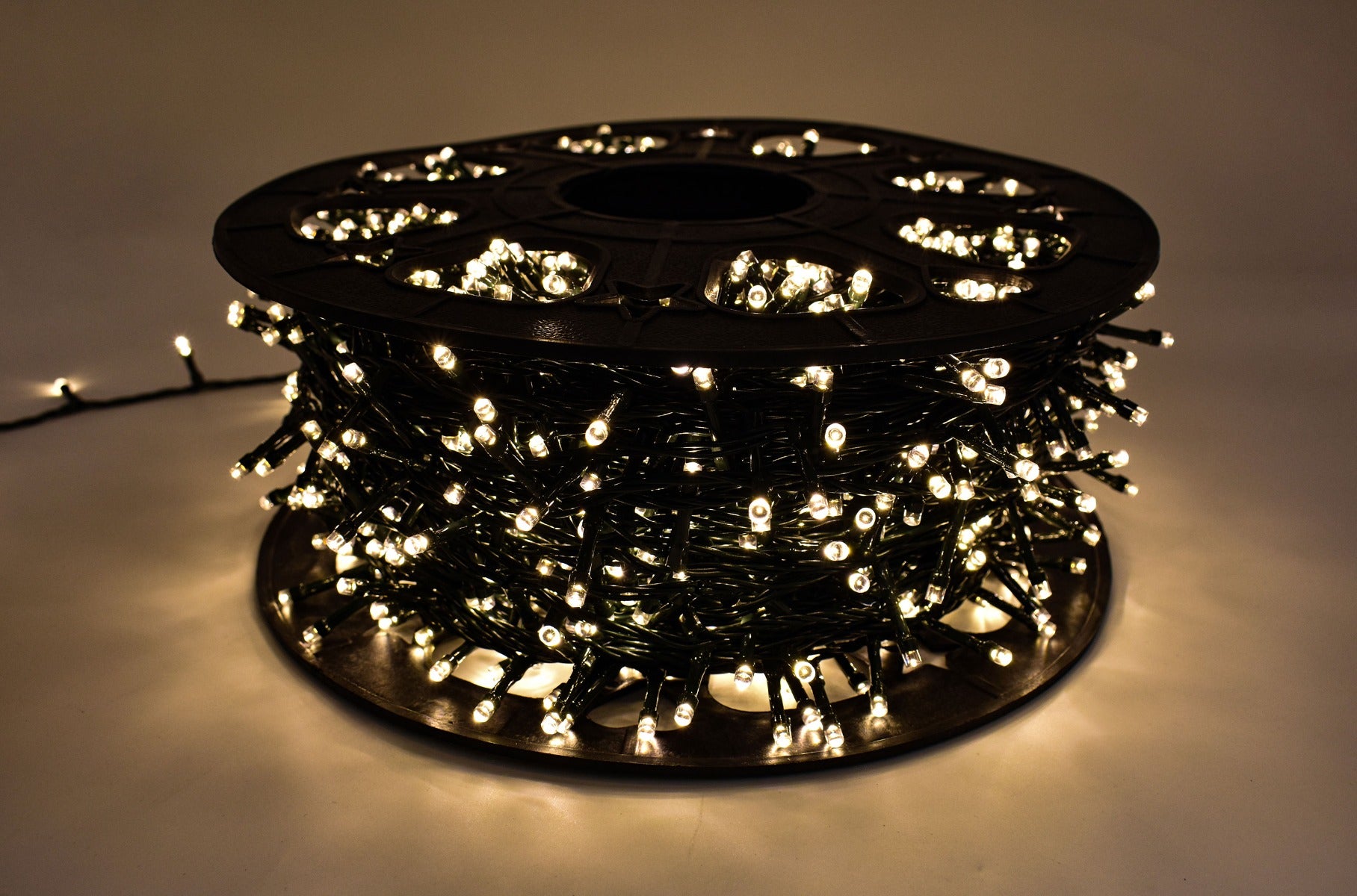 LUCI DI NATALE CATENA CON 1500 LED BIANCO CALDO 75 MT