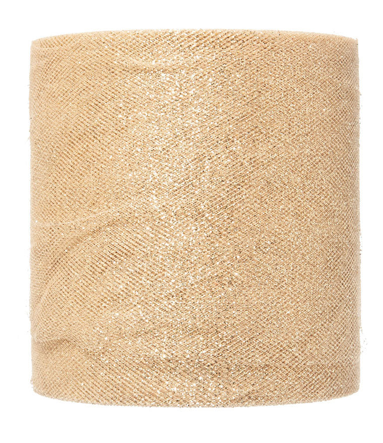 ROTOLO TULLE SPARKLING ORO 12,5XMT.100