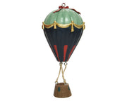 MONGOLFIERA BLU H.80CM CON GLITTER APPENDIBILE