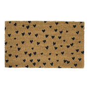 ZERBINO CON CUORI IN FIBRA DI COCCO 75X45X2CM