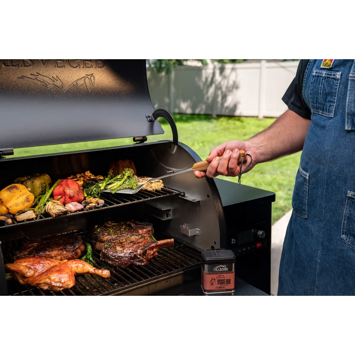 SPATOLA IN ACCIAIO PER GRIGLIA BBQ TRAEGER