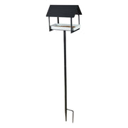 MANGIATOIA SU STAFFA BIANCO E ANTRACITE H126CM