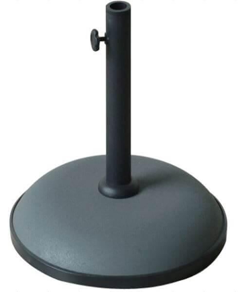BASE OMBRELLONE TONDA 15KG GRIGIA
