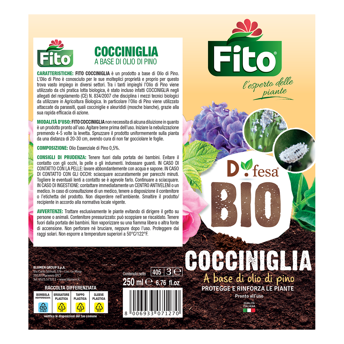 FITO BIO COCCINIGLIA NOGAS 250ML