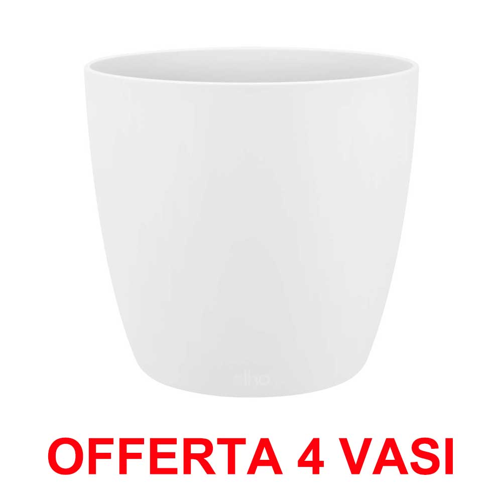 OFFERTA 4 VASO BRUSSELS ROUND 16CM WHITE