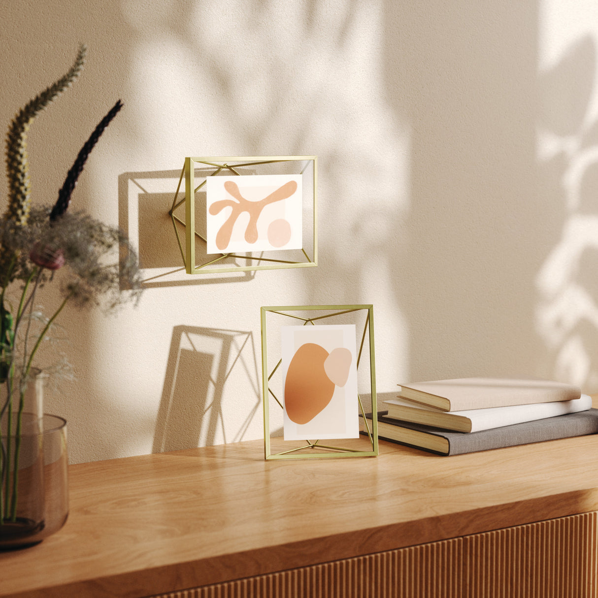 Cornice Prisma 5x7 (13x18 cm) Ottone Opaco Umbra