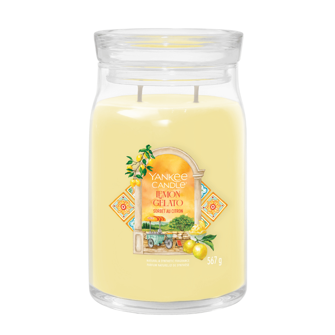CANDELA GRANDE SIGNATURE LEMON GELATO - YANKEE CANDLE