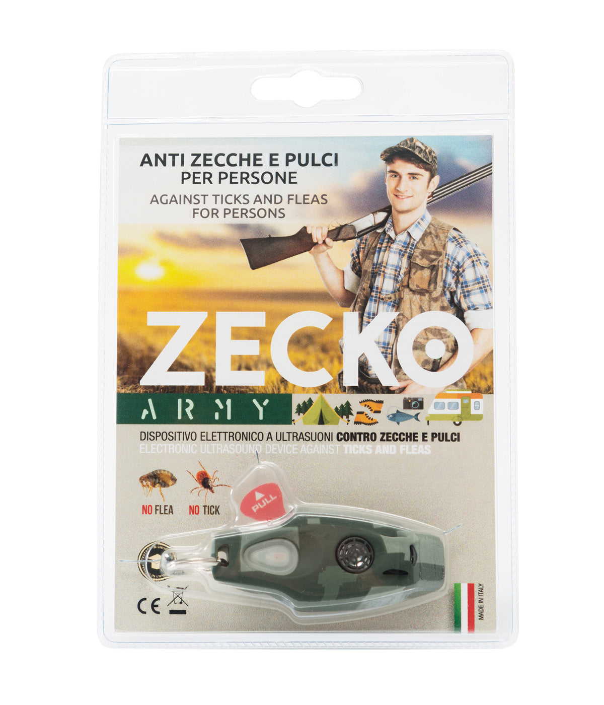 ZECKO ANTI-ZECKEN- UND FLOH-GERÄT FÜR MENSCHEN IN IHRER WUNSCHFARBE
