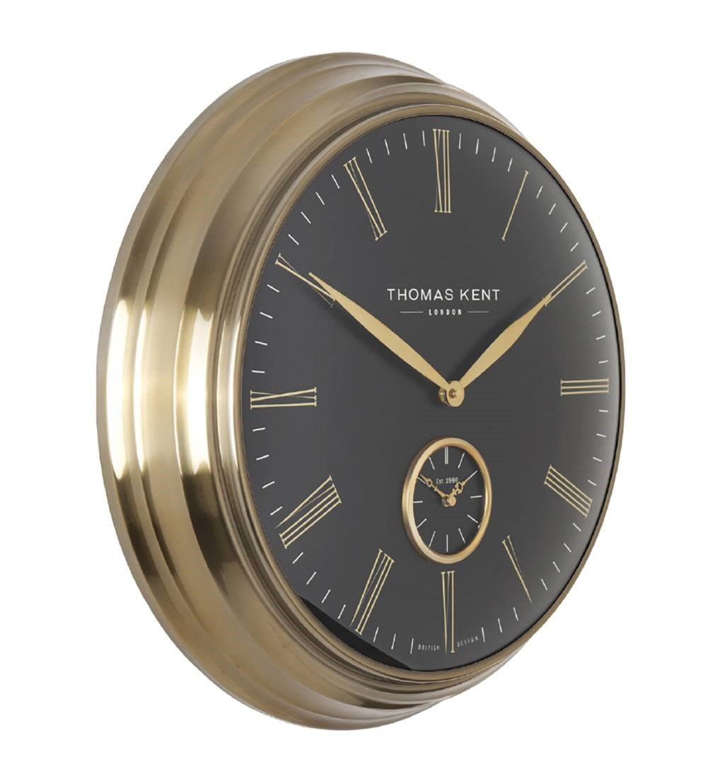 OROLOGIO DA PARETE THOMAS KENT TIMEKEEPER NERO