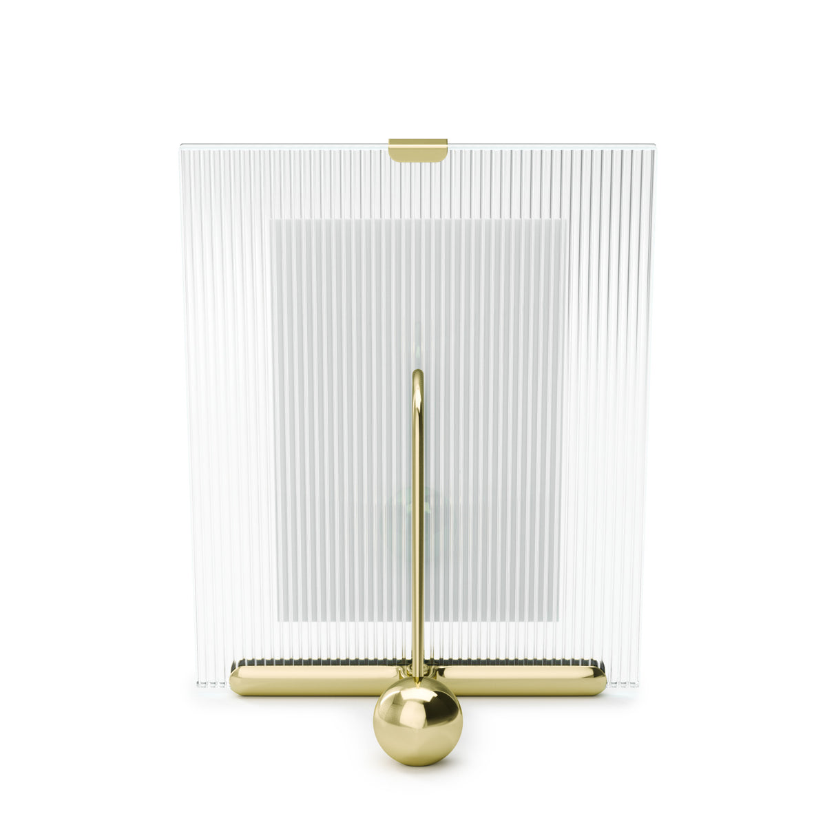 Cornice Portafoto Flute 5x7 (13-18 cm) Ottone Umbra