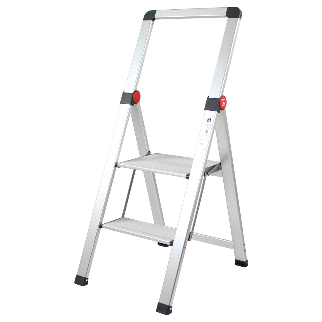 SCALA ALLUMINIO 2 GRADINI ANTISCIVOLO