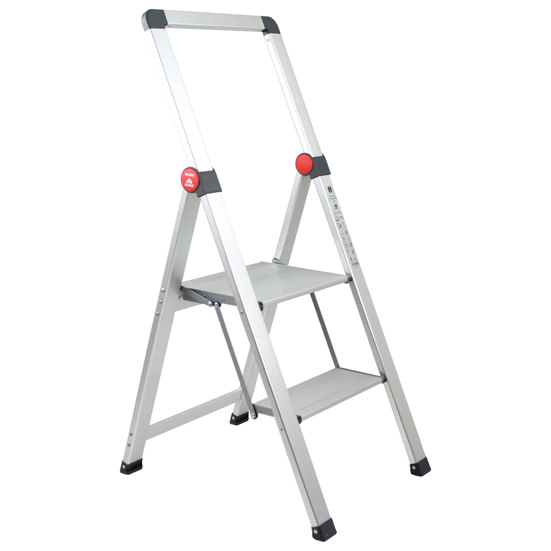 SCALA ALLUMINIO 2 GRADINI ANTISCIVOLO